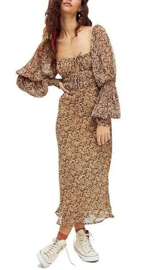 Free People Aglow Midi Dress thumbnail 1