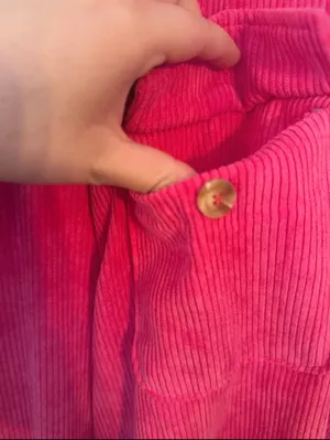 Large Hot pink button up thumbnail 3