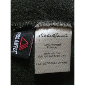 Eddie Bauer Ear Warmer Headband Made In USA Forest Green Polartec One Size Adult thumbnail 4