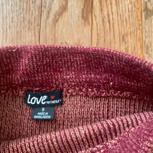 maroon burgundy red two toned knit skirt thumbnail 5