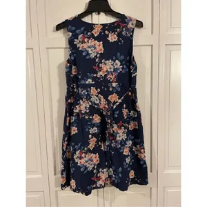 Jojo Maman Bebe maternity blue floral dress thumbnail 7