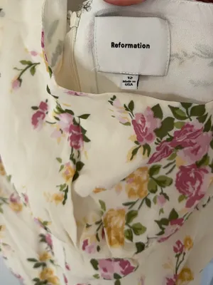 Reformation Briony Dress in Floral 12 thumbnail 8