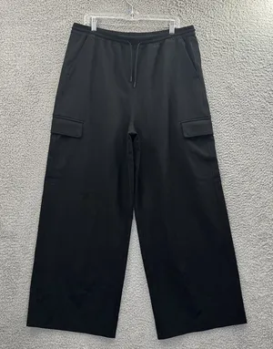 Athleta‎ Promenade High Rise Cargo Pants Black Athleisure Women's Large x 30 thumbnail 1