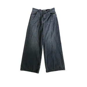 Madewell Superwide Leg Jeans‎ Womens Size 29 Gray Faded Wash Denim thumbnail 3
