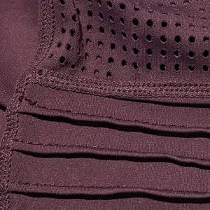 Zyia Active SZ 12 Moto Light 'n Tight 7/8 Leggings Laser Cutouts Hi-Rise Purple thumbnail 9