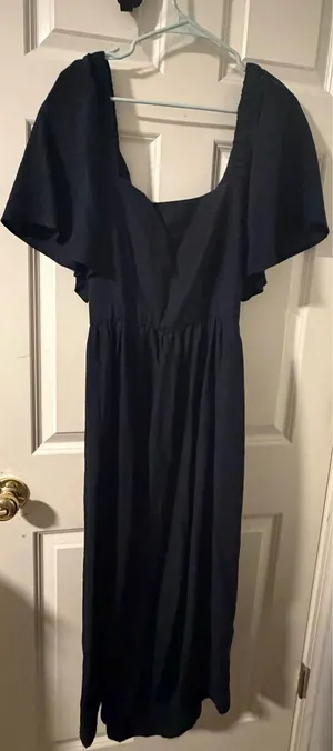 A New Day Dress Black Midi thumbnail 1