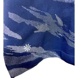 Athleta Camo Speedlight Tank‎ Top Navy Blue Camouflage Workout Yoga Size Small thumbnail 3