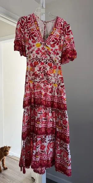 Farm Rio Maxi Floral Dress thumbnail 2