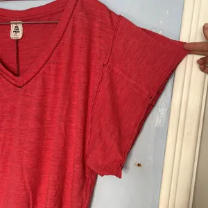 We The Free Oversized Boxy Deep V Neck Short Sleeve Relaxed T Shirt thumbnail 5