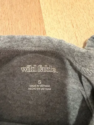 Wild fable baby tee grey thumbnail 3