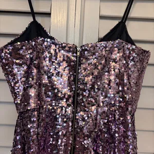 Parker Purple Sequin‎ Dress Size 4 thumbnail 5