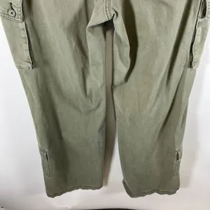Wild Fable Womens Olive Green Cargo Pants High Rise Straight Leg Size S‎ Grunge thumbnail 9