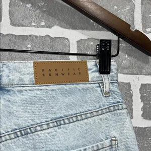 PacSun High Rise Dad Jeans Light Wash Straight Leg 90s Model Off Duty Siz 25 NWT thumbnail 7