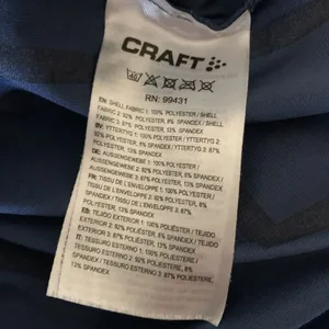 Craft Cycling Full Zip Vent Air Wind Jacket Women’s Sz M Turquoise Blue *flaws thumbnail 10
