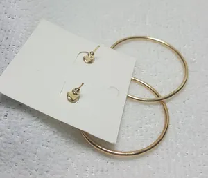 Gold Plated Hoop Earrings - RGN thumbnail 4