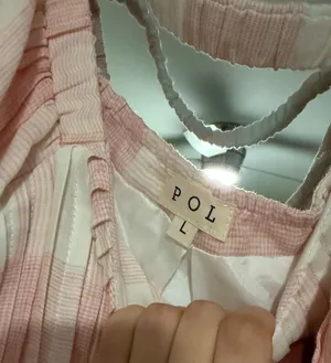 Boutique Pink Plaid Long Sleeve Dress thumbnail 2
