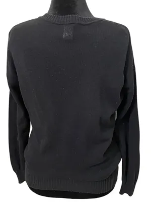 Disney Nightmare Before Christmas Jack Sally Sweater Unisex Medium Black Knit thumbnail 5