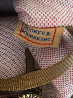 Dooney & Bourke smooth leather large hobo handbag mustard brown leather large thumbnail 12