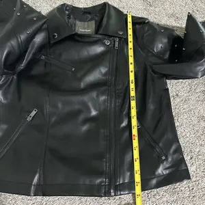 Maurices Black Studded Faux Leather Moto Jacket - Women thumbnail 9
