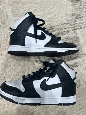 Nike Black and White High-Top Sneakers thumbnail 1