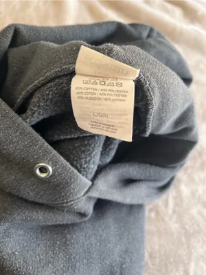 Vintage Gray Pullover Hoodie Sweatshirt Unisex Staple Layer Adult Sz L GUC thumbnail 3