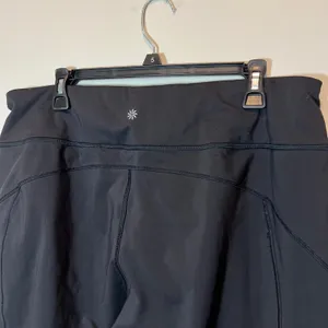 Athleta Rainier Jogger Black Fleece Lined High Rise Active Pants Women's XL thumbnail 5