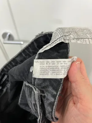 Zara Size 2 Black 100% Cotton Rigid High-Rise Jeans thumbnail 7