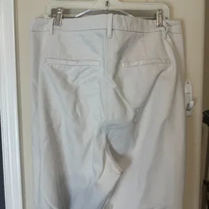 Abercrombie & Fitch Ivory Wide Leg Pants‎ Jeans 16L/33 Long Tall Baggy high rise thumbnail 4