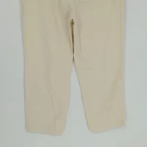 Urban Outfitters Women's High Waist Straight Leg‎ Cream Pants Size 12 Button Fly thumbnail 15