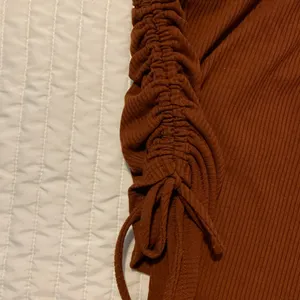 One-Shoulder Top Caution to the Wind Orange Autumn Color Long Sleeve Medium thumbnail 2