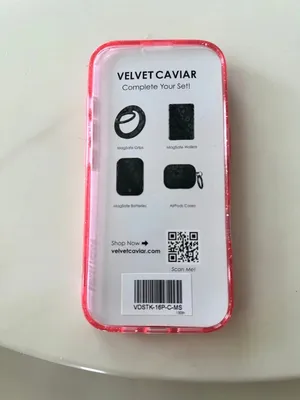 Velvet Caviar Phone Case Pink Heart Bow Glitter iPhone 16 Pro thumbnail 2