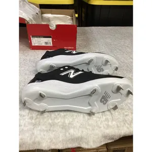 New Balance Fresh Foam X Velo v3 Metal Softball‎ Cleats Black White SMVELOK3 13W thumbnail 6