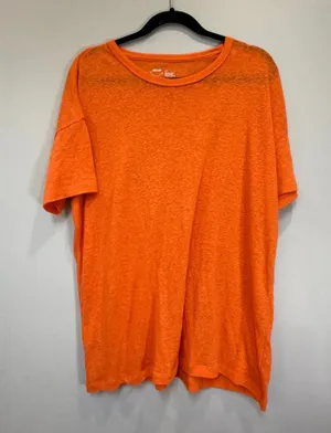 Aerie Women’s Small Orange Oversized Relaxed T-Shirt thumbnail 1