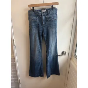 Free People Brette Cropped Wide‎ Leg Jeans 28 boho flare leg retro flattering thumbnail 2