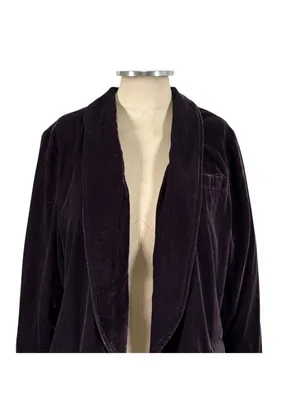 Free People Yesterdays Muse Velvet Jacket Size Small thumbnail 6