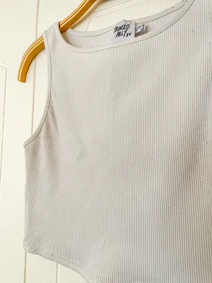Princess Polly Darlington Crop Top White thumbnail 6