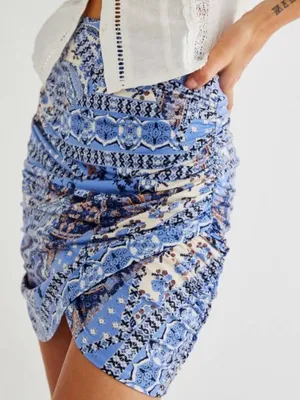 Like New Free People She’s Something Else Gathered Sides Skirt Size Small thumbnail 1