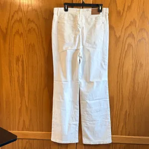Judy Blue Wide Leg Jeans Size 15/32 White NWT Braided High Waist JB88781 WHT thumbnail 6
