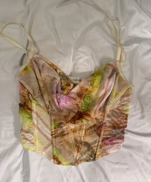 glassons Print Cowl Neck Corset Top thumbnail 3
