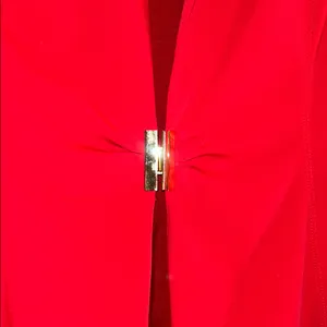 Vintage Worth Size 8 Red Women's Blazer thumbnail 4