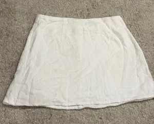 Princess Polly White Mini A-Line Skirt thumbnail 1