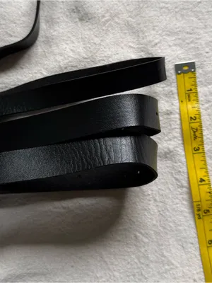 Black Faux Leather Corset Belt with Buckle Straps - Women thumbnail 5