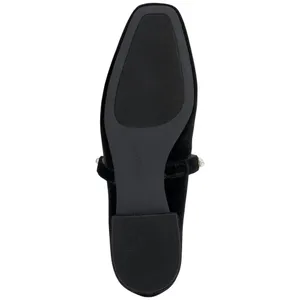 NWT On 34th Womens Sarrya Pearl Mary-Jane Flats 10019682600 Black Velvet 5.5M thumbnail 5