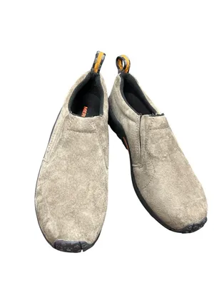 Merrell Duel Density wms gray black leather suede moc shoes sz 10 SKU 10-707 thumbnail 15