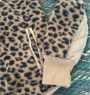 Abercrombie & Fitch Asymmetrical Snap Up Fleece Jacket thumbnail 9