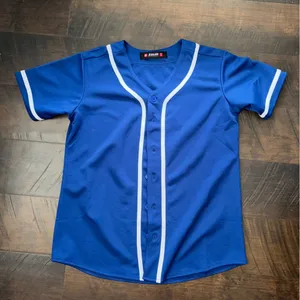 Champion Blue Baseball Jersey thumbnail 2