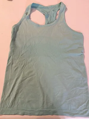 Lululemon Razorback Unlined Tank Top Women’s Turquoise Aqua Size 8 thumbnail 1