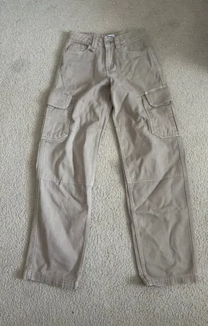 Garage cargo pants beige khaki thumbnail 1