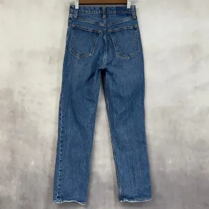 Abercrombie Fitch The 90s‎ Straight Jeans Women 25 0S Distressed Grunge Urban thumbnail 2