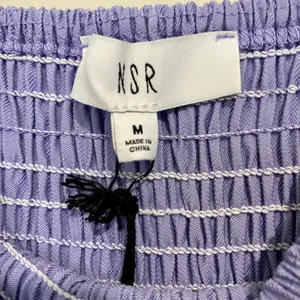 Nsr Women’s Julia Woven Smocked Ruffle Tank Dress Lavender Size Medium NWT thumbnail 5